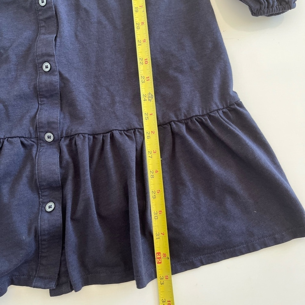 Boden Navy Long Sleeve button down Dress - Picture 3 of 8
